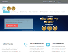 Tablet Screenshot of livkansermerkezi.com